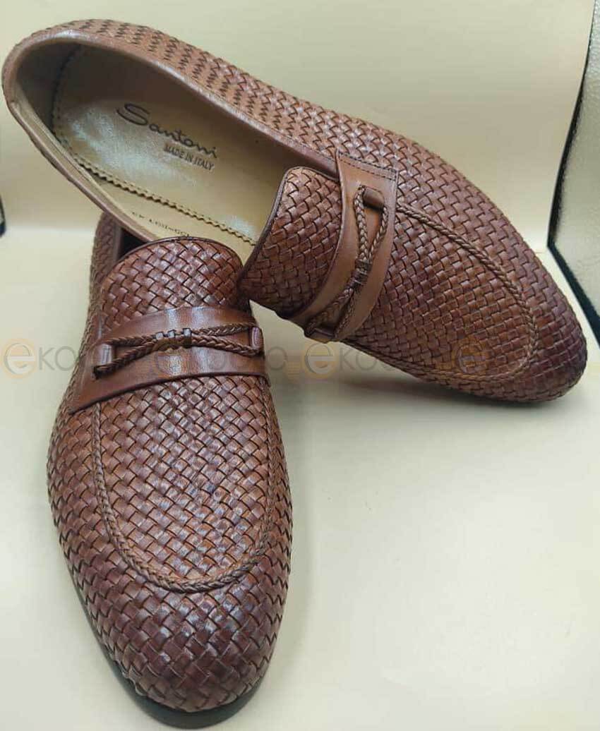 DERBIES CUIR SANTONI