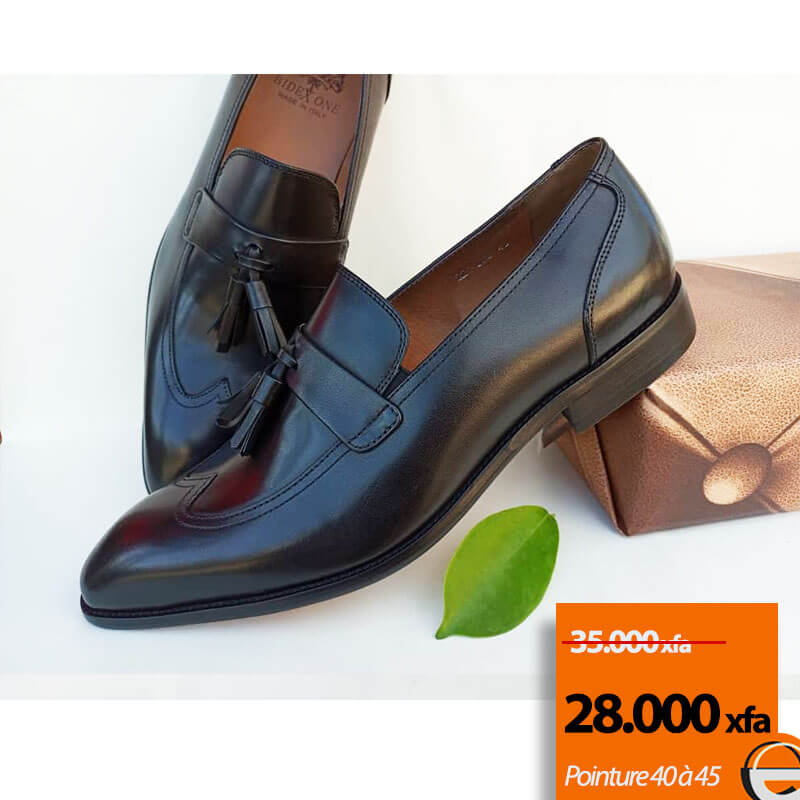 BIDEX ONE MOCASSIN CUIR 2P